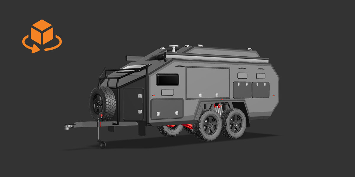 config camper 3d